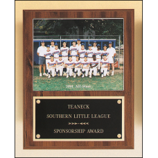 Plaque with Slide-in Photo or Certificate Holder