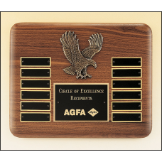 Eagle American Walnut Perpetual Plaque
