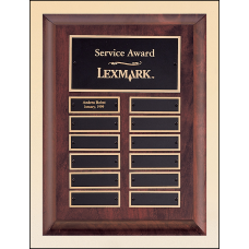 Cherry Finish Wood Perpetual Plaque