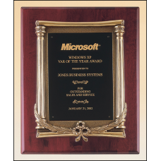 Rosewood Piano Finish Plaque