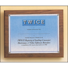 American Walnut Photo / Certificate Plaque