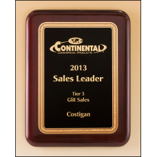 Rosewood Piano Finish Plaque