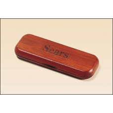 Hinged Pen Box Rosewood Finish