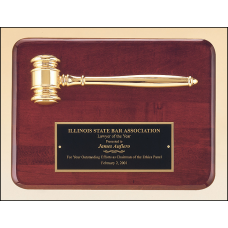 Rosewood Piano Finish Plaque
